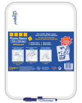 PIZARRA GRANDE COLOR BLANCO (35 X 25 CM) BLISTER | 1 UNIDADES | (CLIPPER)